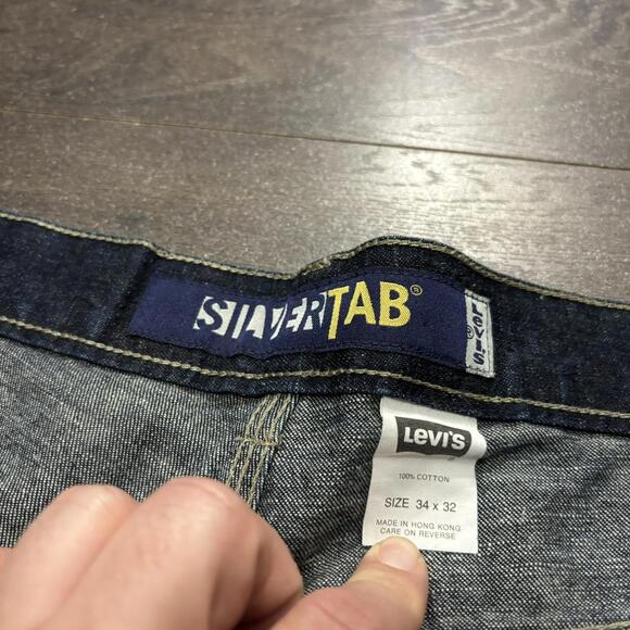 Vintage Levis Silver Tab Jeans RARE 34x32 - Picture 8 of 8